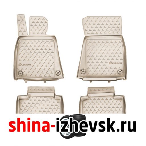 Коврик Autofamily коврики в салон для LEXUS GS 250, 2012-  4 шт. ,бежевый) в Ижевске